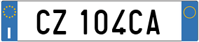 Truck License Plate